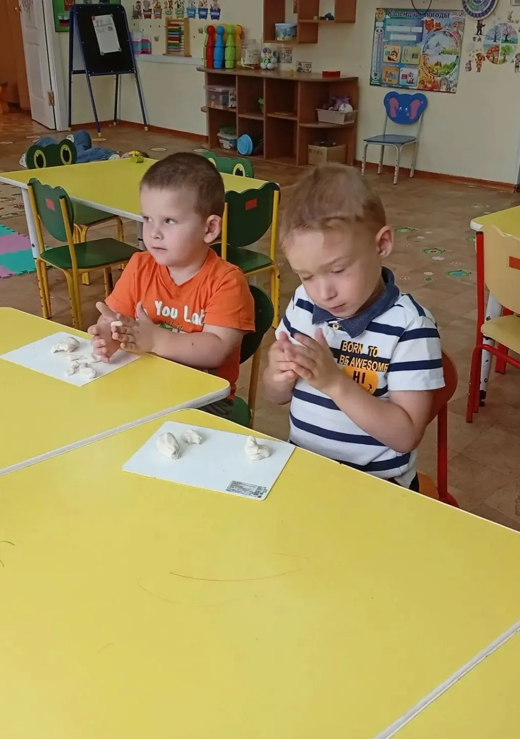 **Кулинарный переполох в нашей группе: лепим из солёного теста! 👨‍🍳👩‍🍳**