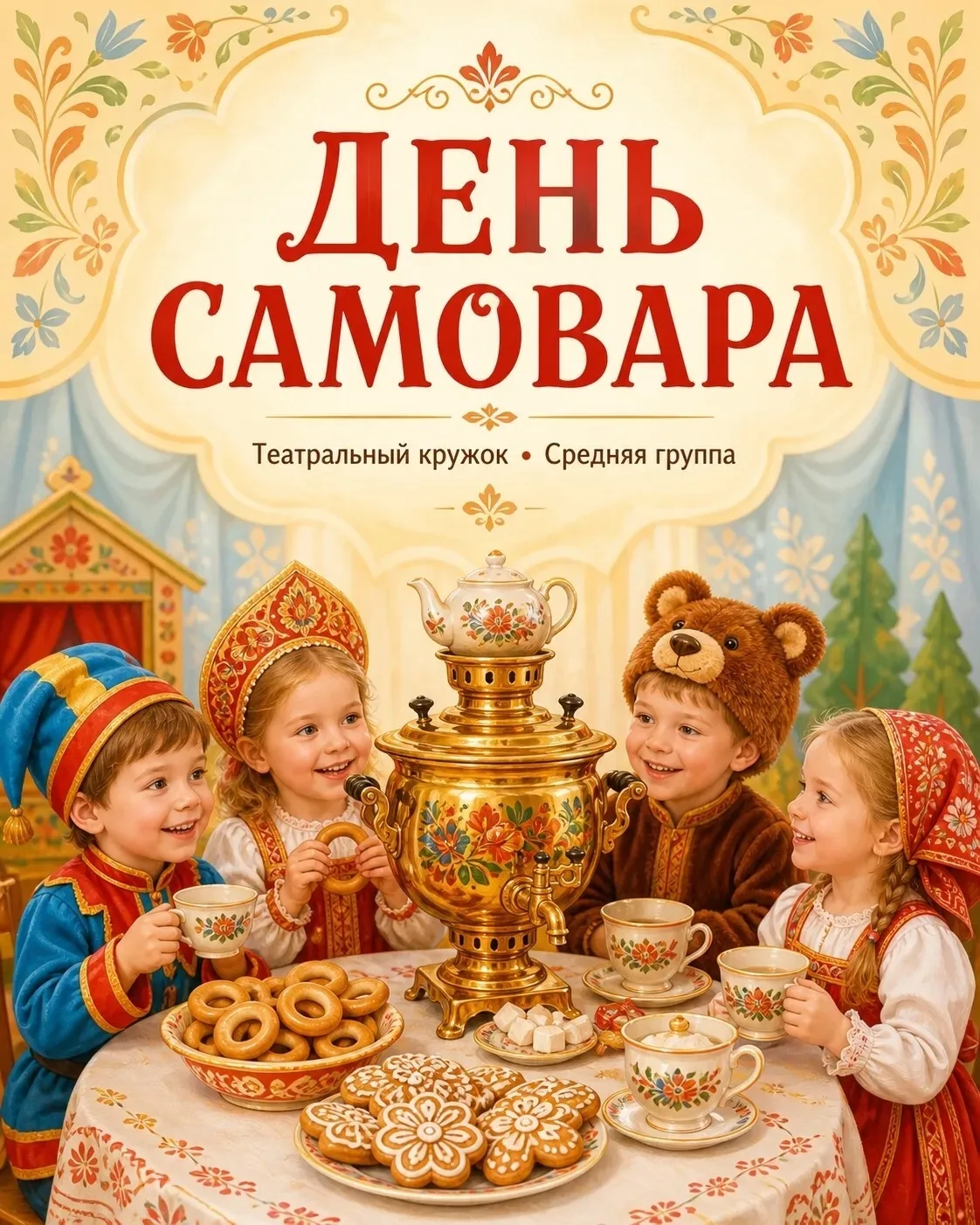 🎭 День самовара в средней группе!