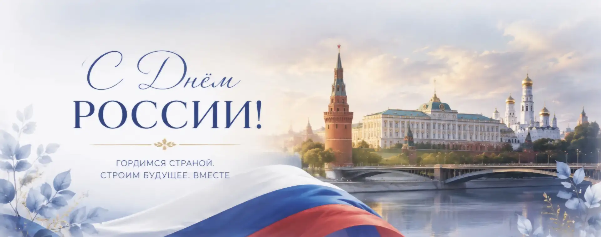 🇷🇺 С Днём России!

12 июня мы отмечаем главный государственный праздник — день рождения нашей вели