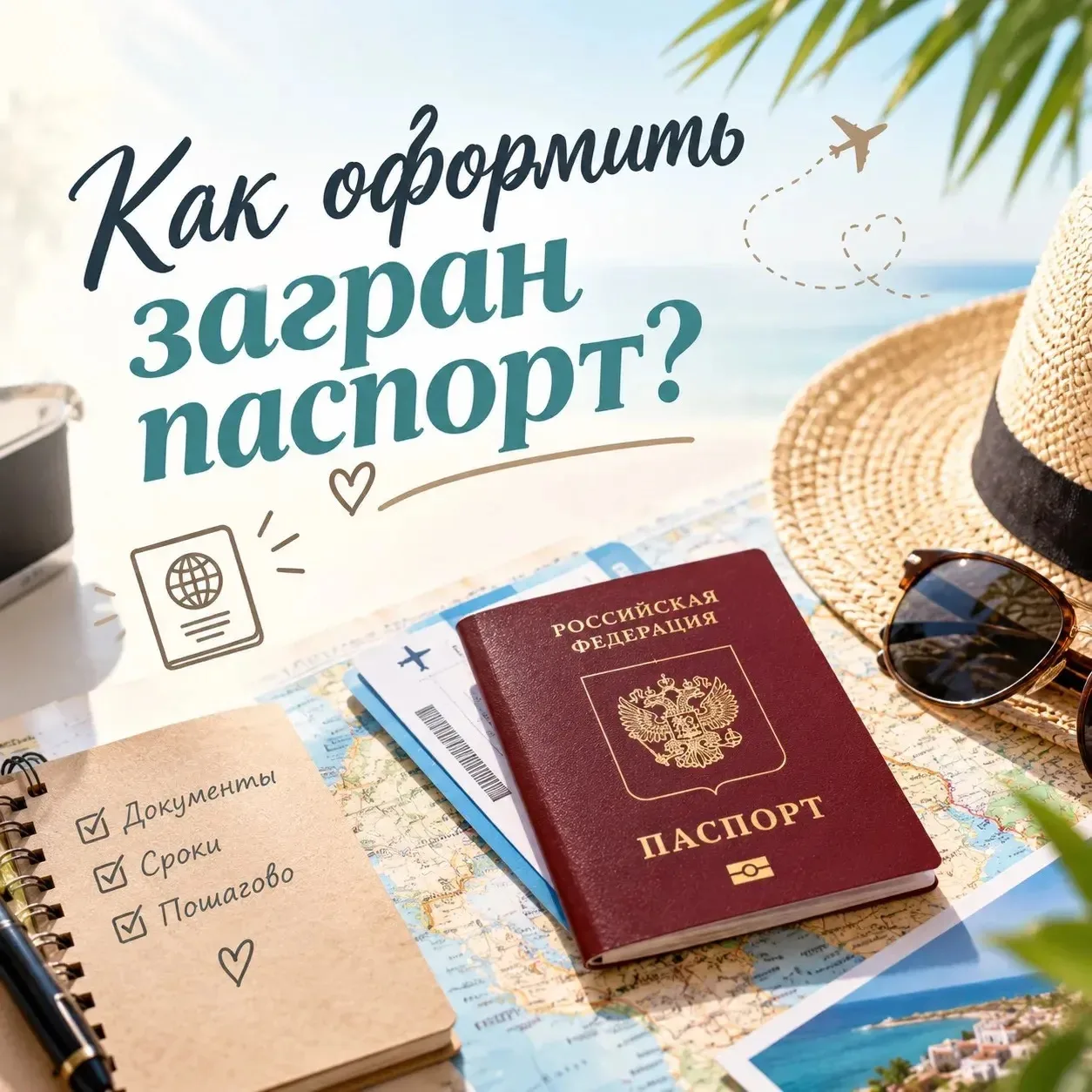 📘 Как оформить загранпаспорт в 2026 году: коротко и по делу #пользатур