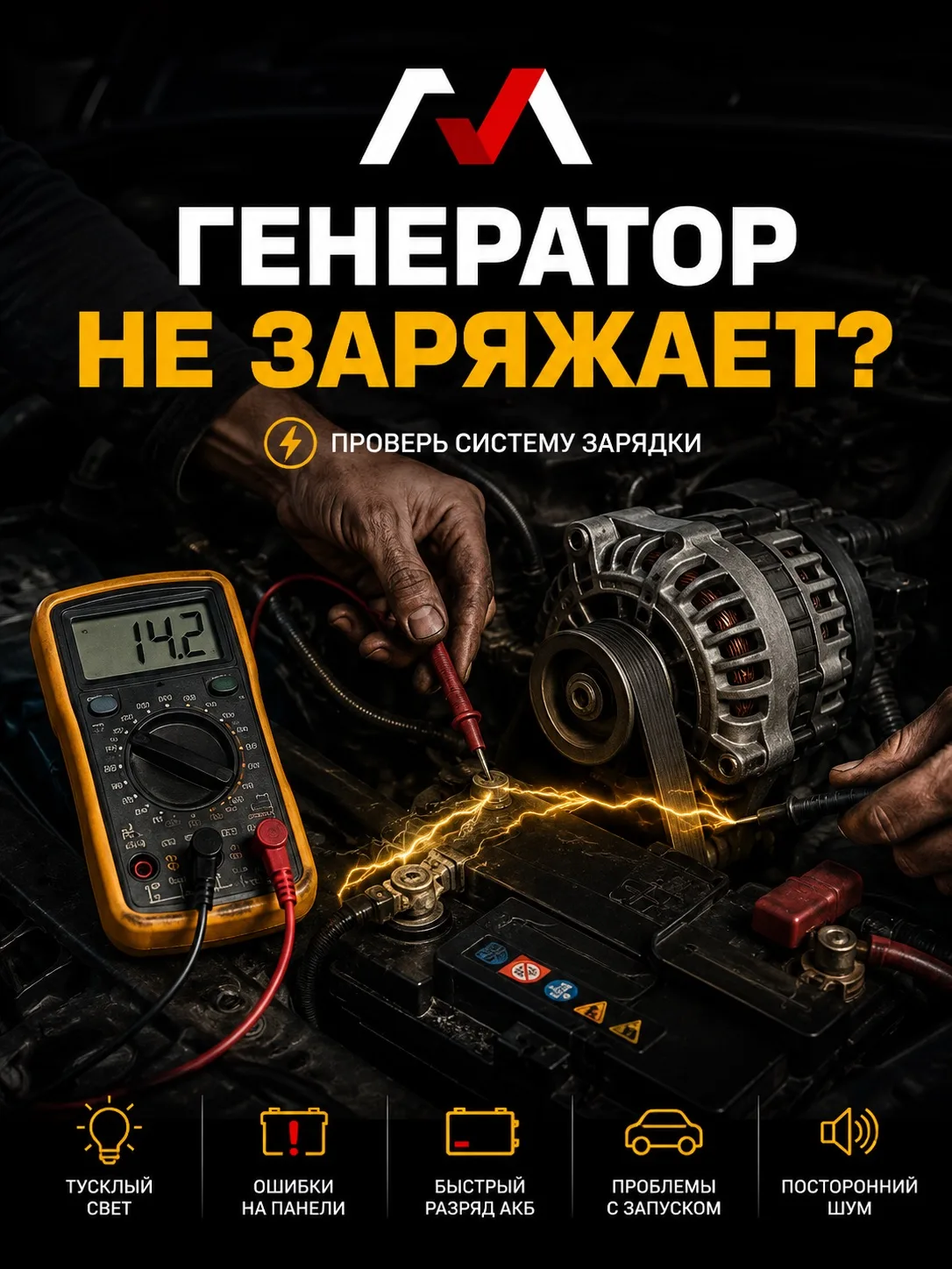 Как понять, что генератор работает неправильно?