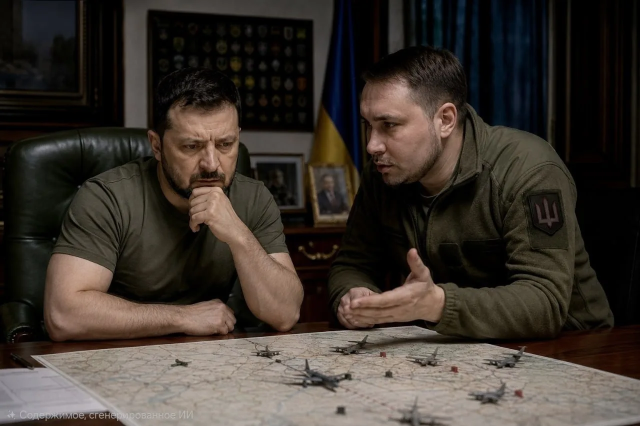❗️🇺🇦 Террорист Буданов отговаривает Зеленского от ударов по российским аэропортам