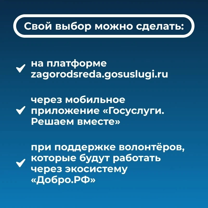 Жители Архангельской области старше 14 лет могут выбрать до 12 июня общественные простр...