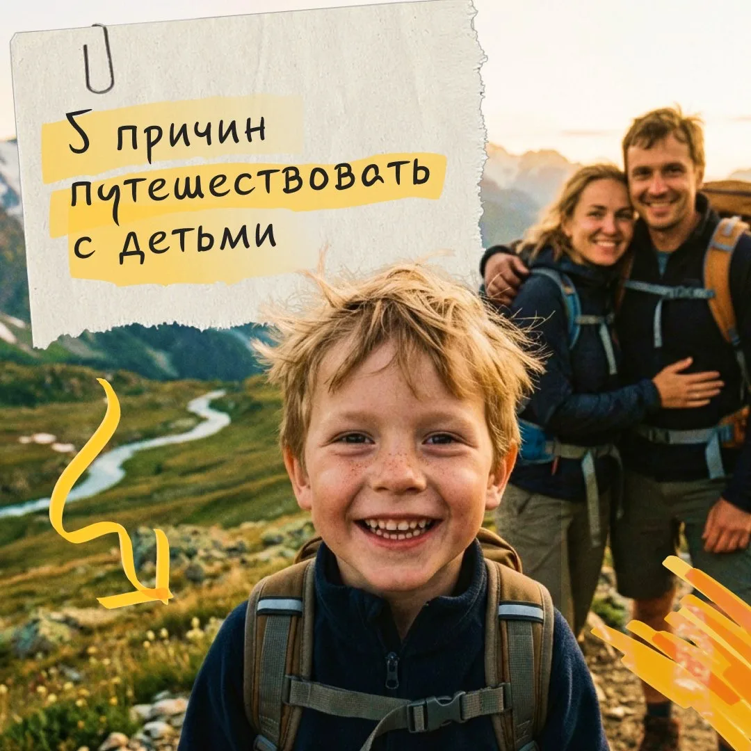 🧳 Кажется, что с детьми в путешествии — одни хлопоты. Но что, если поездка станет для ...