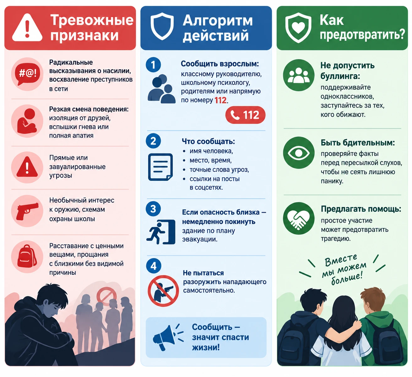 Простое участие может предотвратить трагедию