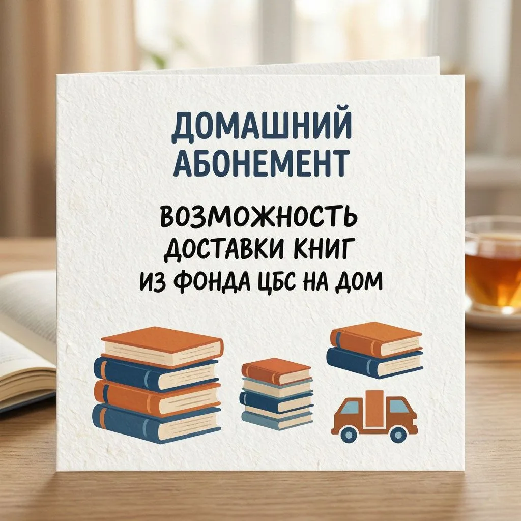 В библиотеках Салехарда для маломобильных граждан действует услуга «Домашний абонемент»...