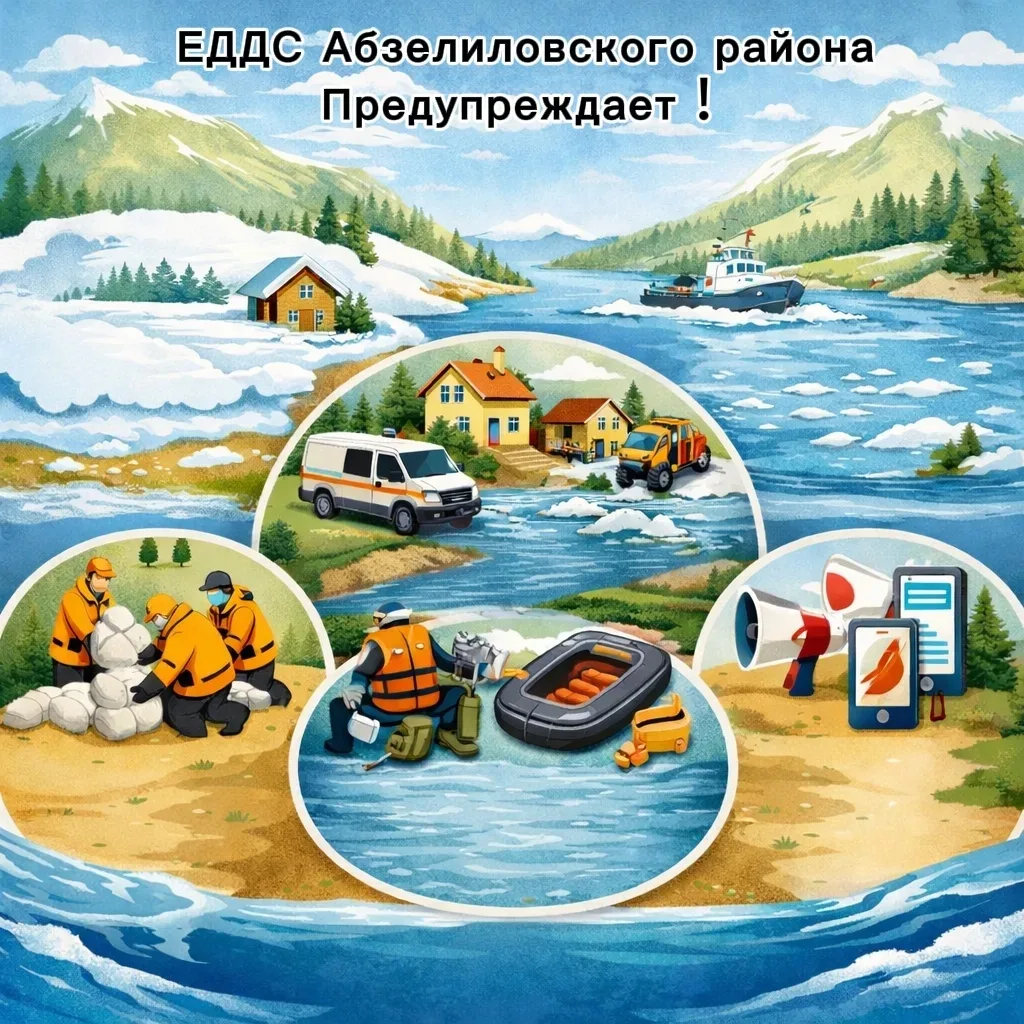 В Абзелиловском районе ведётся активная подготовка к весеннему половодью