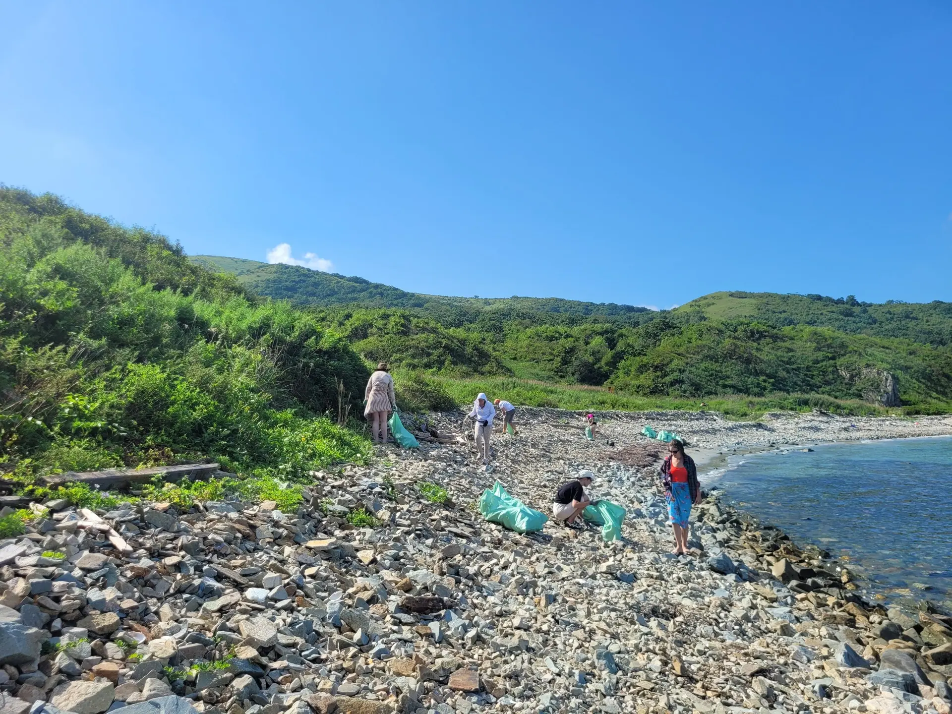 ИИ и волонтеры очистили бухту Дальневосточного морского заповедника 🐠