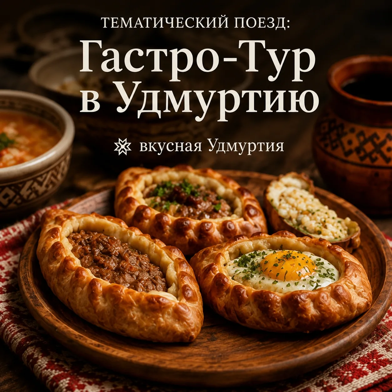 🍽 ТЕМАТИЧЕСКИЙ ПОЕЗД: «ГАСТРО-ТУР В УДМУРТИЮ»