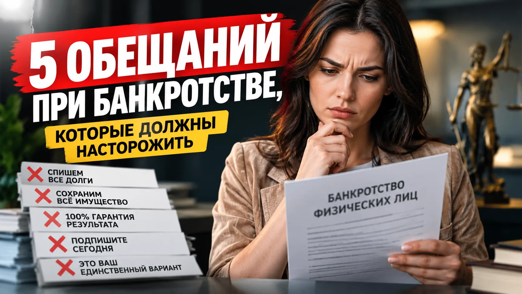 Банкротство без рисков, сохранение всего имущества и 100% списание долгов? Осторожно: с...