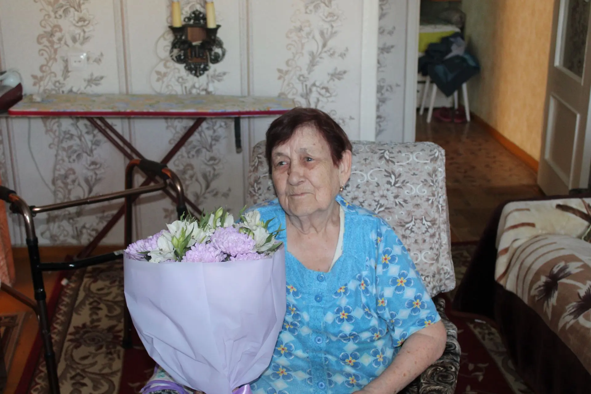 Долгожитель Барабинского района принимала поздравления💐  29 апреля, свой большой  90- летний юбилей 