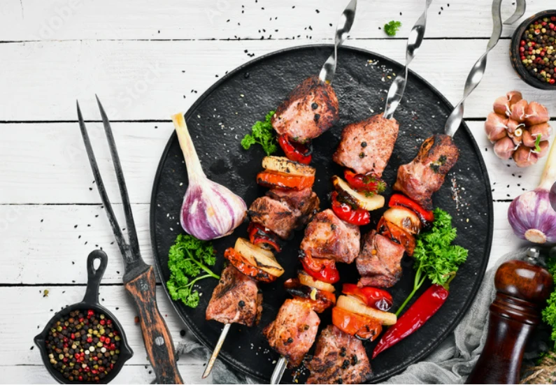 Мой любимый рецепт маринада для шашлыка — для свинины (шейка) или курицы.