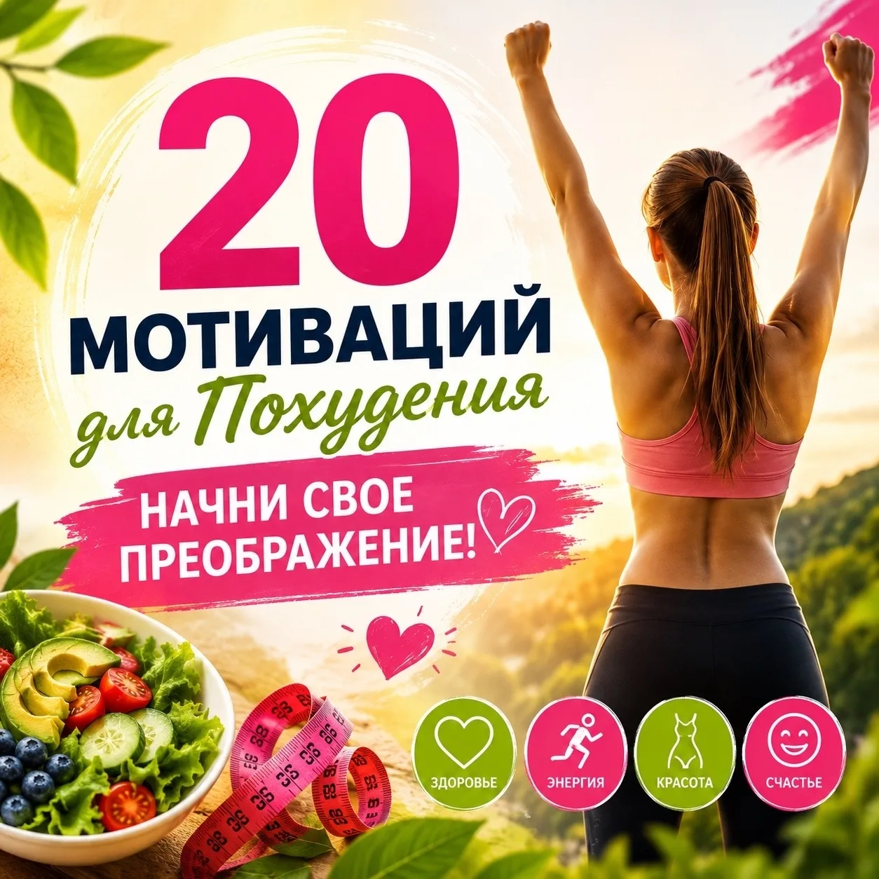 ✅20 Мотиваций для Похудения:
