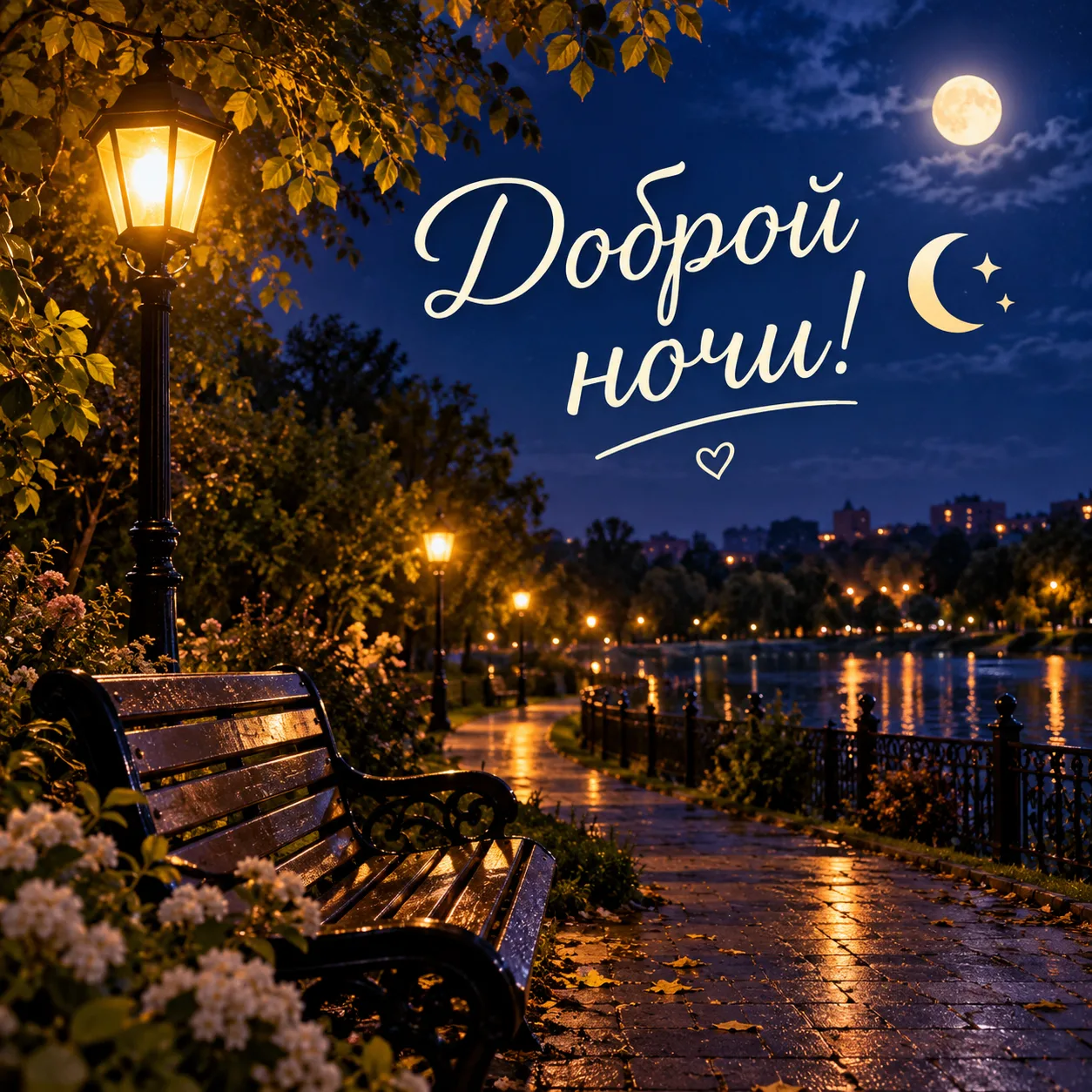 🌙 Пусть сон будет нежным, как облачко, а утро — светлым и счастливым 💚