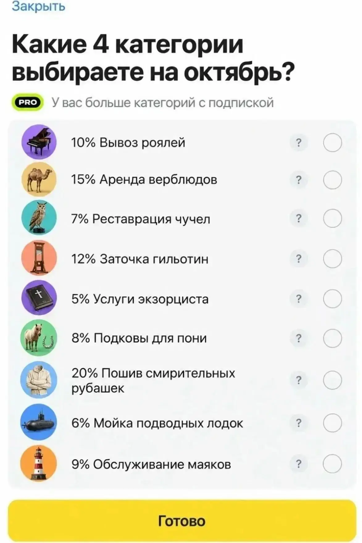 Когда пришли новые категории кэшбэка