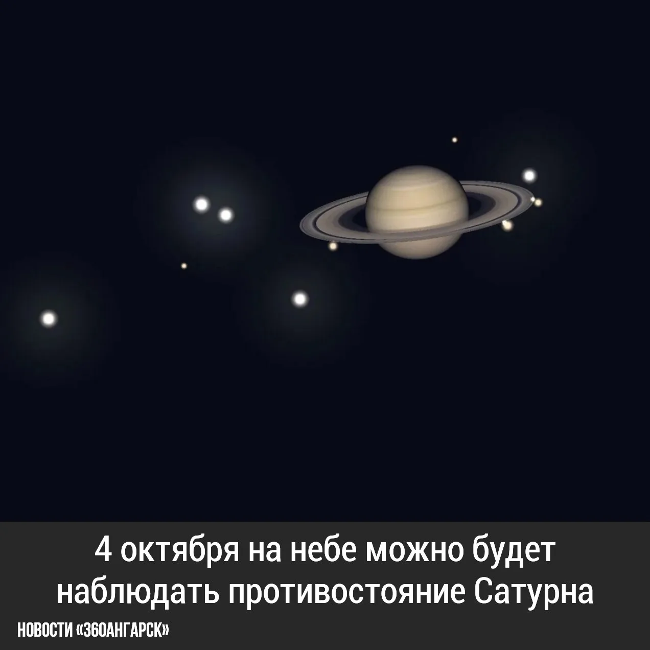 4 октября на небе можно будет наблюдать противостояние Сатурна. В этот день Сатурн окаж...