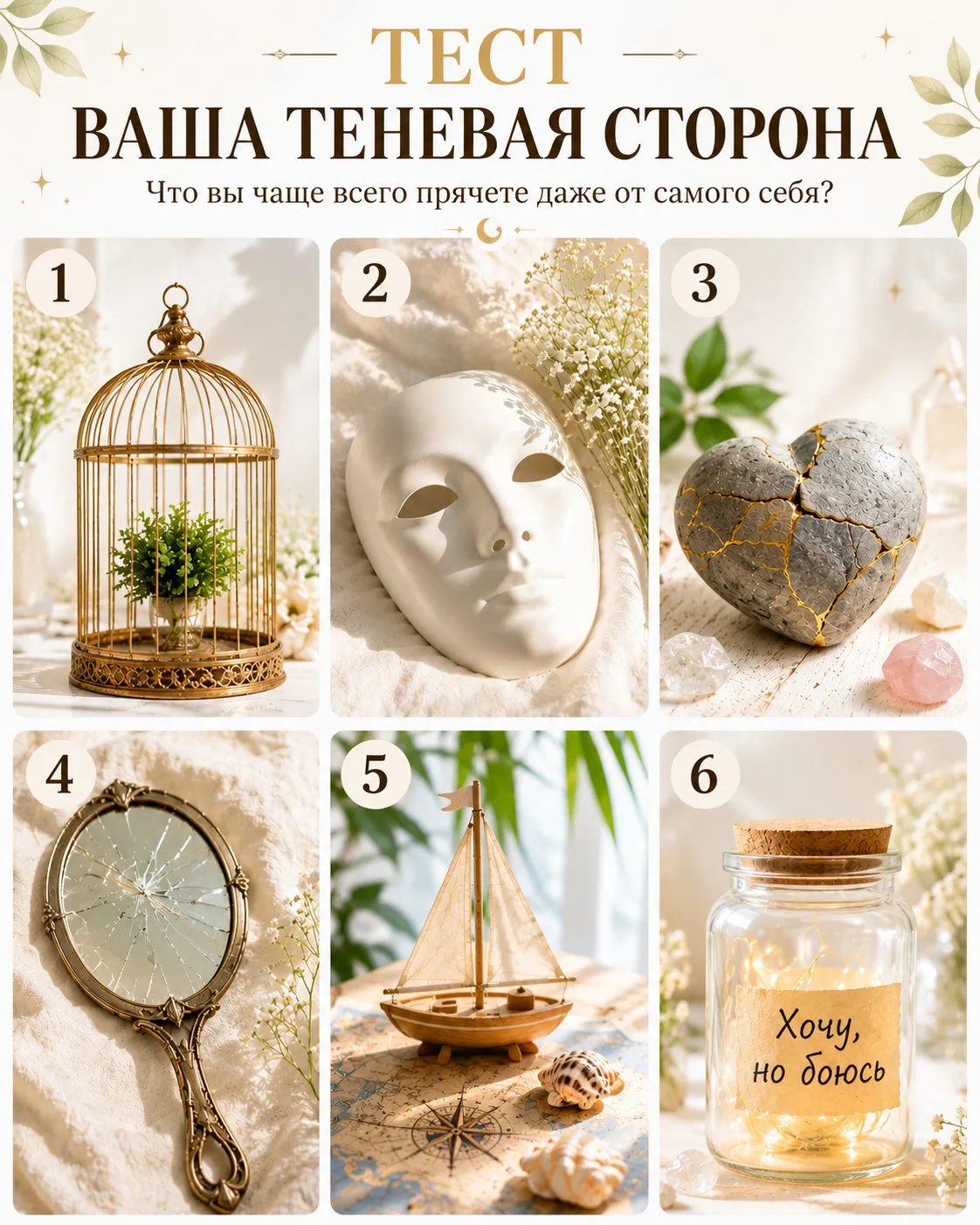 🌑 ТЕСТ «ВАША ТЕНЕВАЯ СТОРОНА»