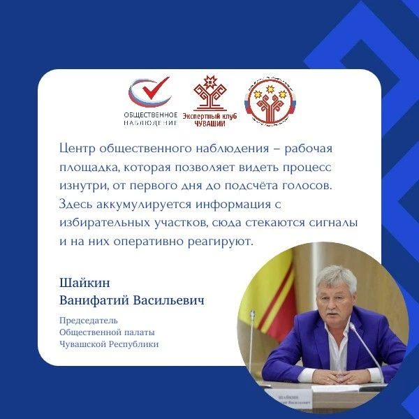 В Чувашии начал работу Центр общественного наблюдения за выборами
