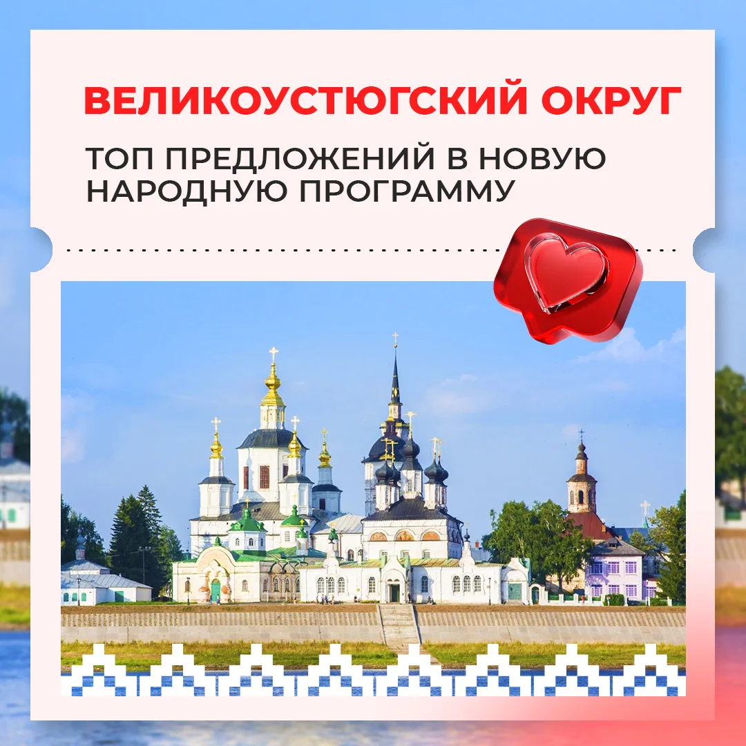 Топ-10 предложений в Народную программу Единой России по Великоустюгскому округу