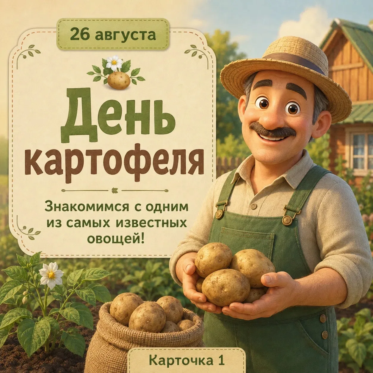 🥔 26 августа — День картофеля