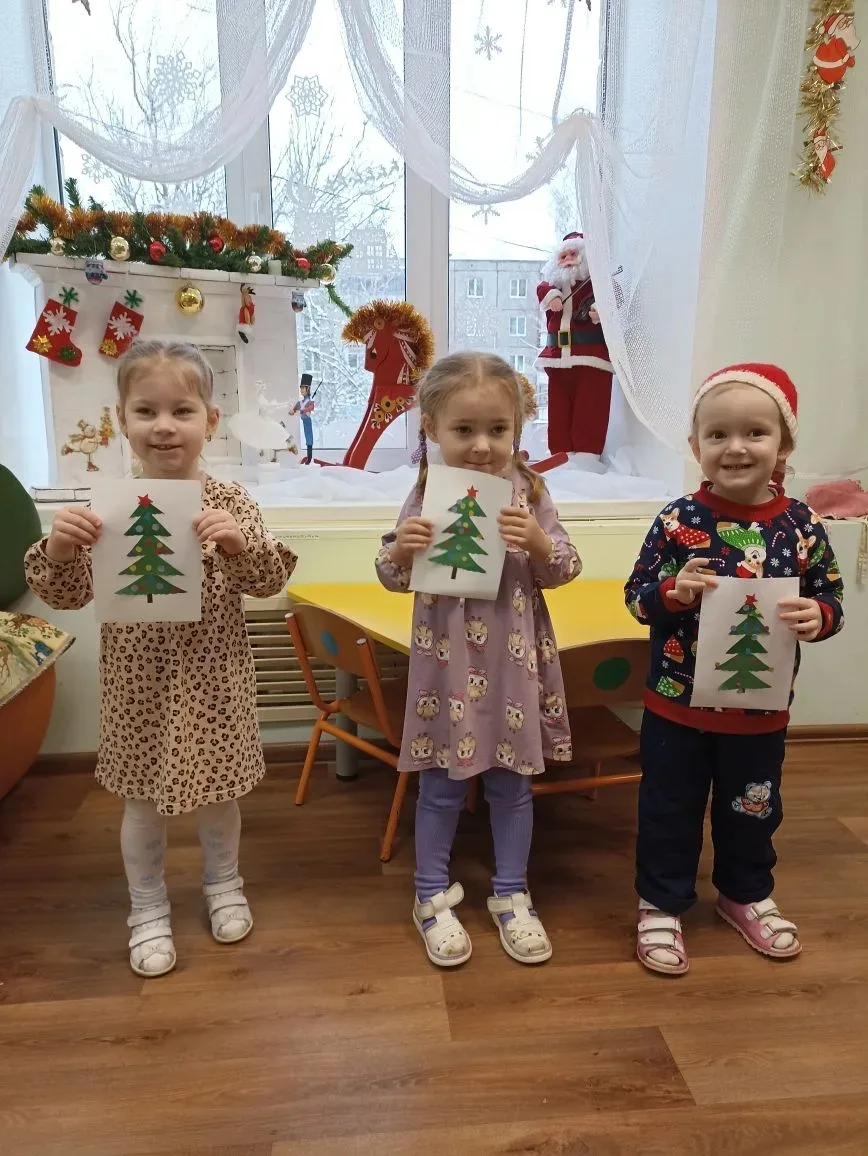 Прекрасные ёлочки 🌲 от наших малышей 😍