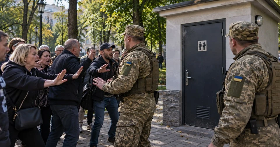 На западе Украины люди перешли от слов к прямой обороне: узнав о приезде сотрудников ТЦ...