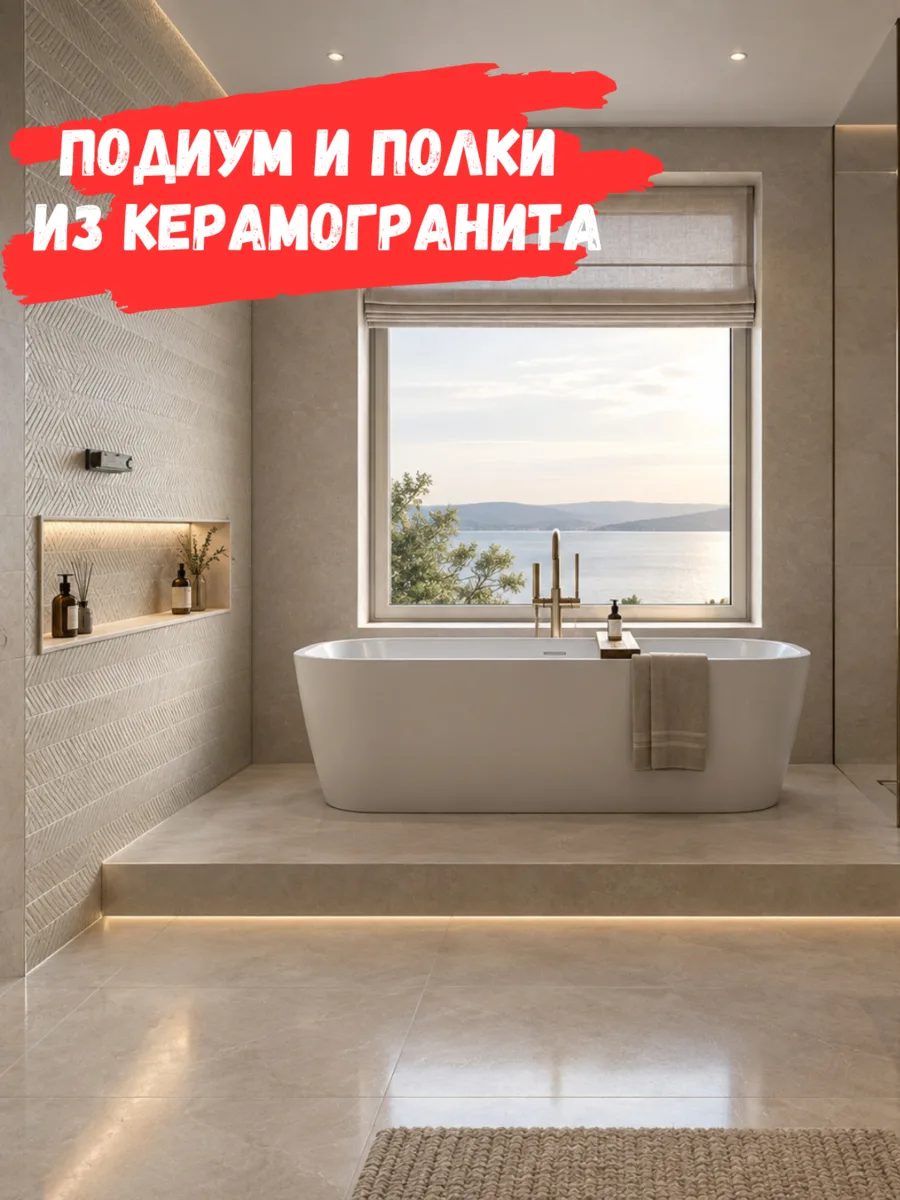 ✨ Керамогранит — это не только отделка стен и пола!