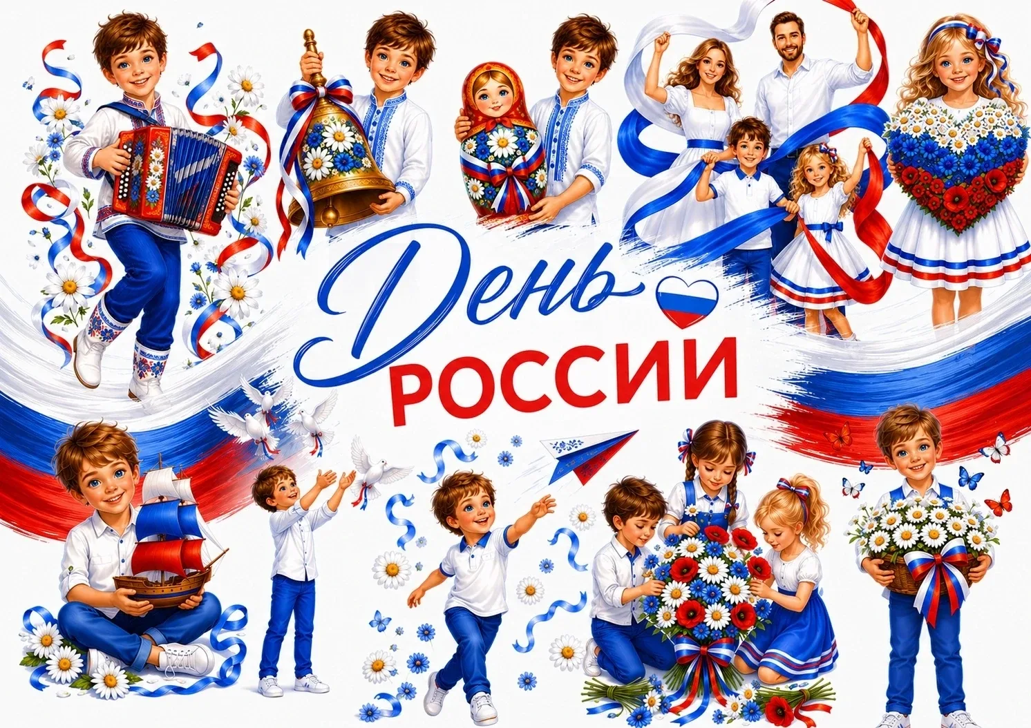 🌟 В преддверии Дня России в нашем детском саду прошёл тематический день, посвящённый этому замечате