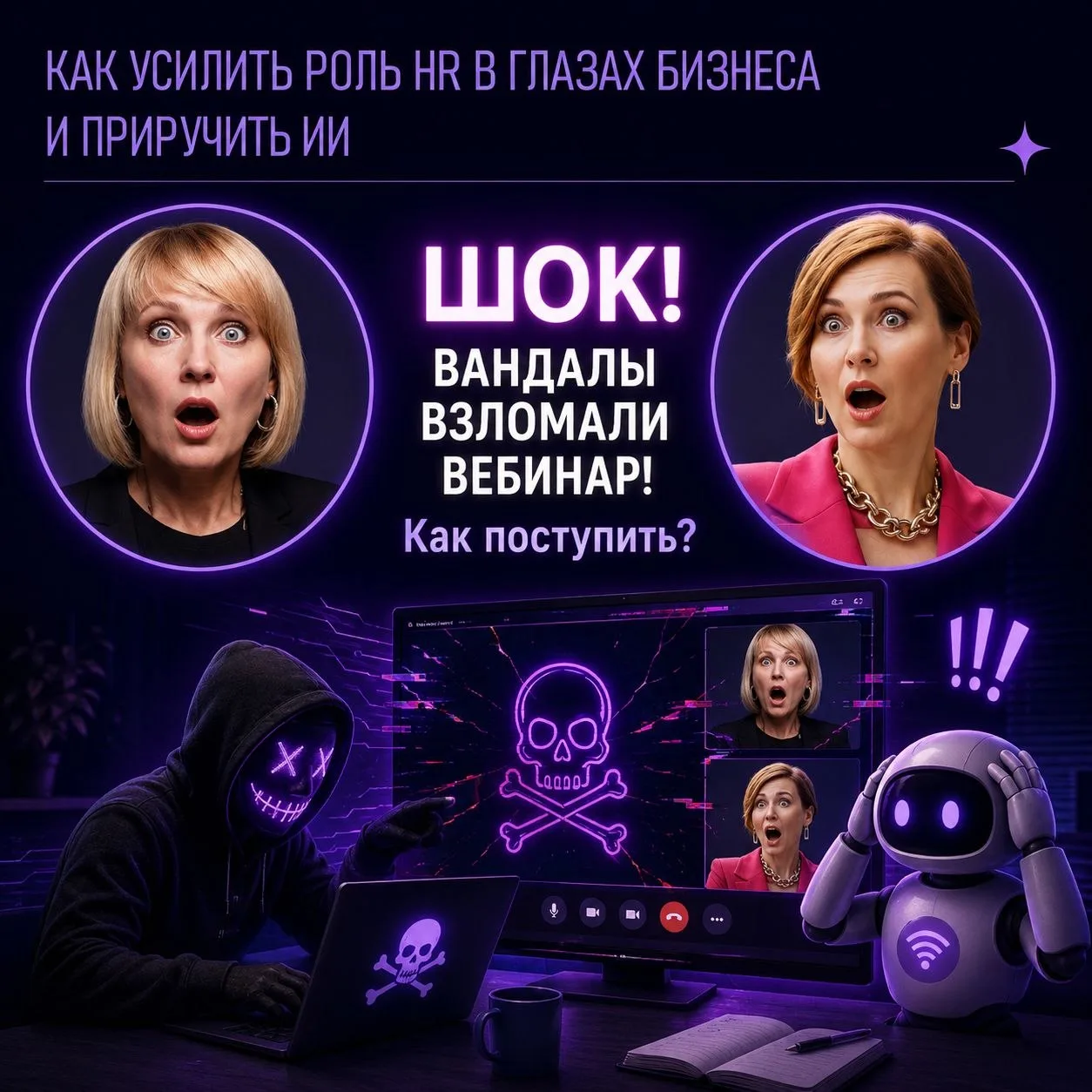 Друзья, к сожалению, вебинар для HR провести не удалось😔