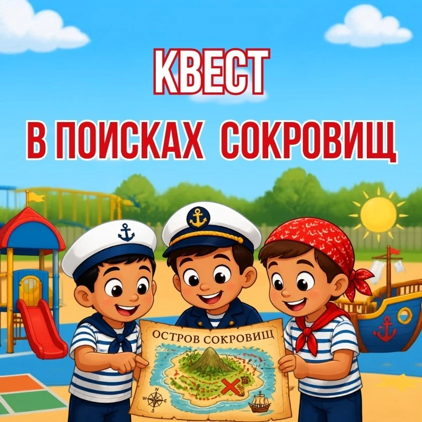 🏴‍☠ Готовый летний квест «В поисках сокровищ» уже в продаже! ☀

Подойдет для любого спортивного пра