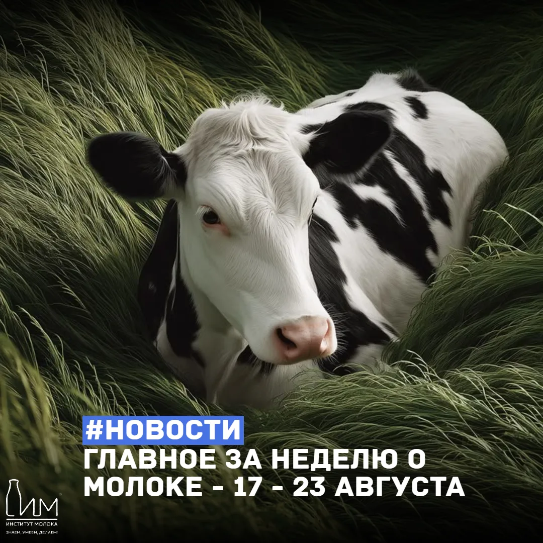 ⚡️ Главное за неделю о молоке: 17–23 августа 2026