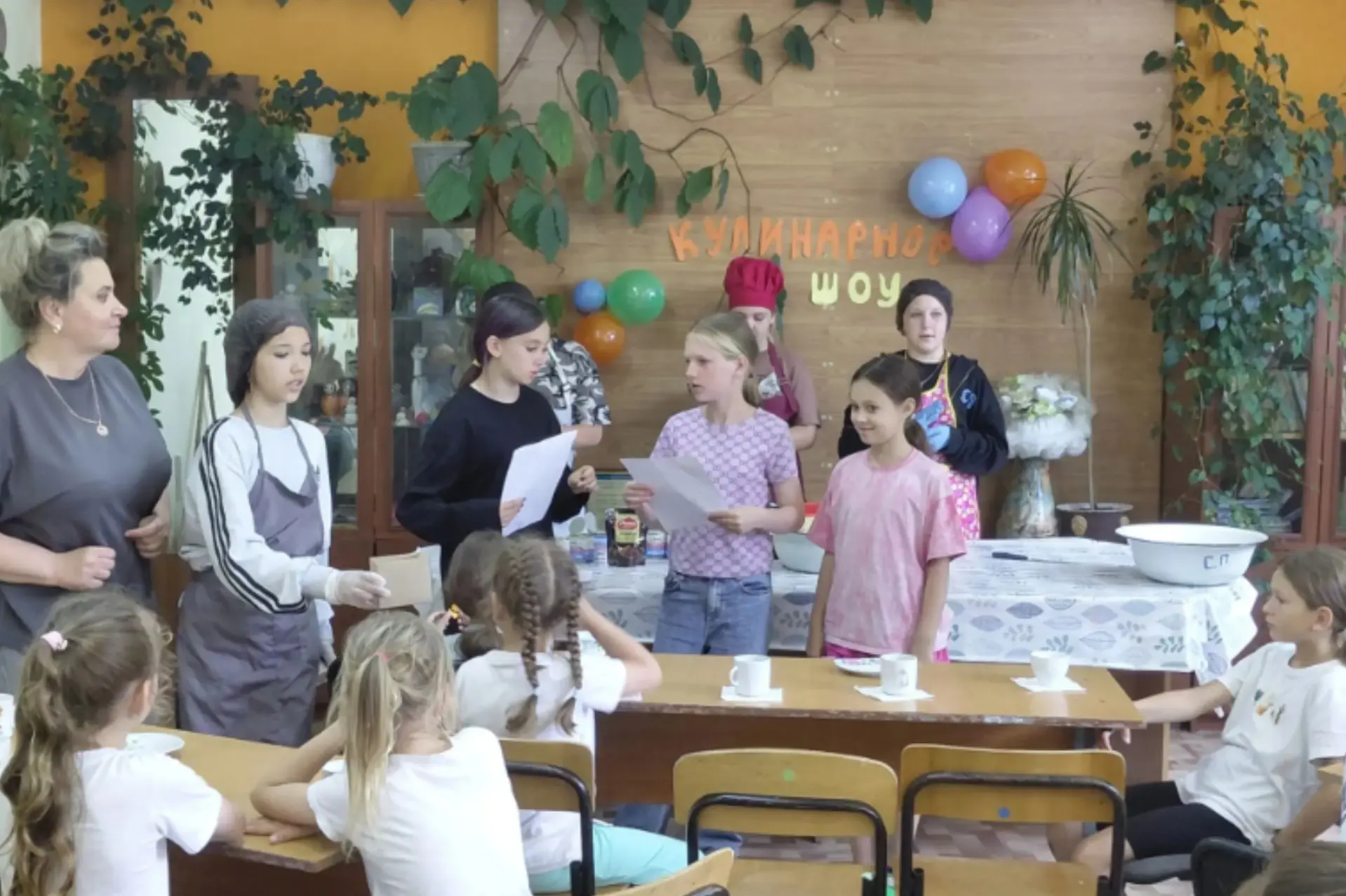 💥Ура, какое классное событие! 🎉

В пришкольном лагере сегодня было
 настоящее кулинарное шоу — и, 
