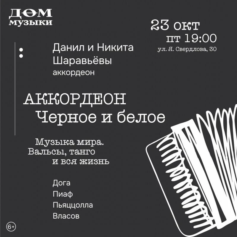 Давно не радовали вас аккордеоном? Исправляемся! 🎹⚫⚪