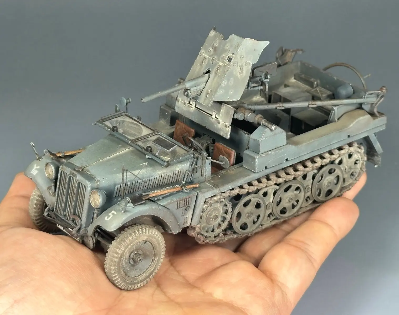 Sd.kfz.10 / 37mm Pak
Масштаб: 1/35

Источник: https://vk.ru/plasticmodels

#МКХ_работы