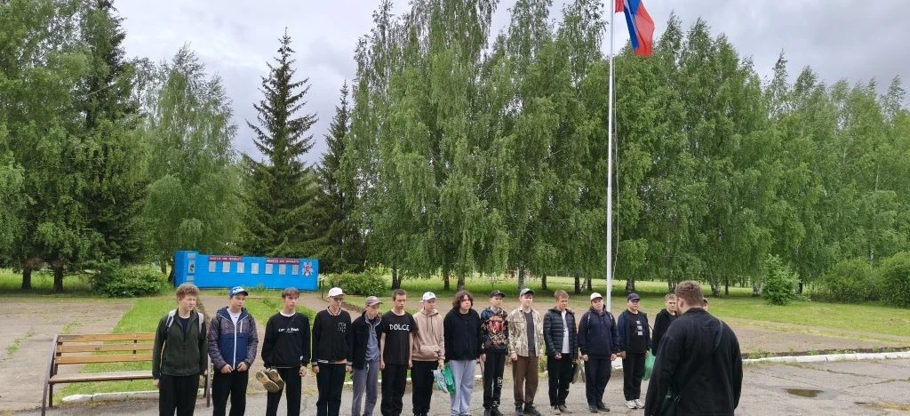 28 мая - второй день военных сборов в Девятовской школе