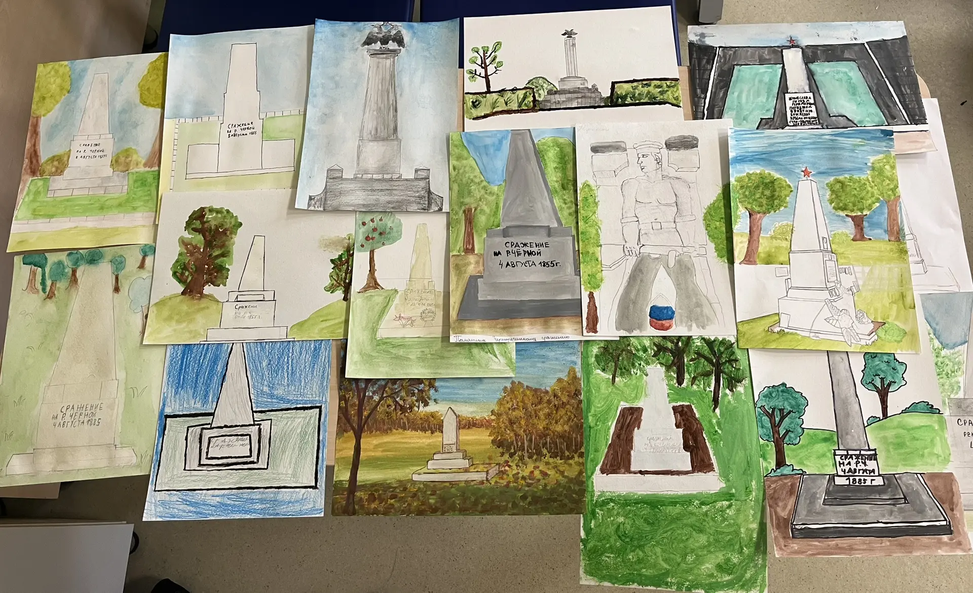🎨В рамках проекта нашей ученицы Елизаветы Л. «Краски памяти: возрождаем наследие Севас...
