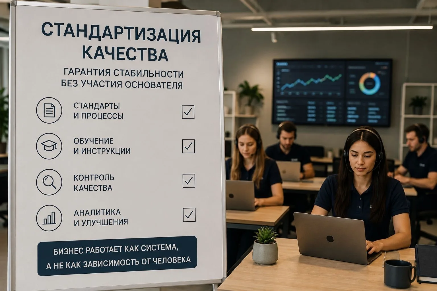 Стандартизация качества - гарантия стабильности без участия основателя 🏗️📐
