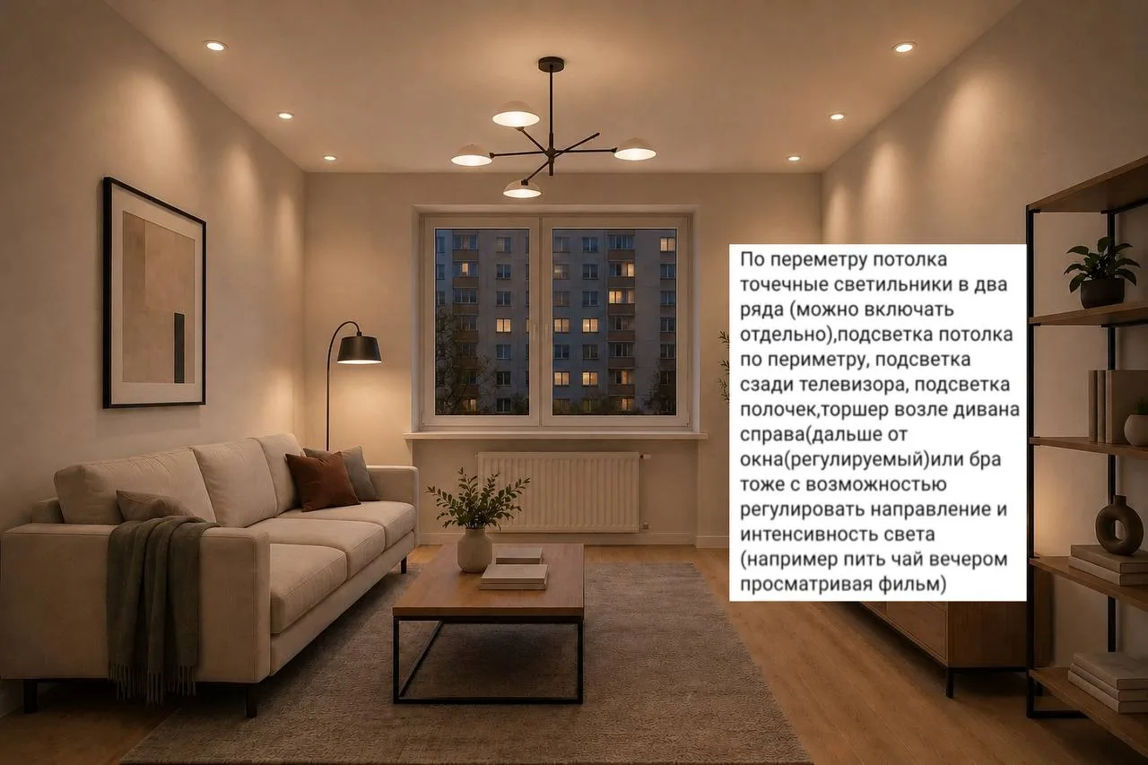 ♥️ Ну что, дизайнеры, принимаем работу!

💡Вчера вы предложили свои сценарии освещения для этой гост
