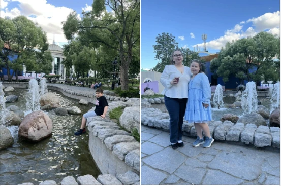 Лето в столице — это всегда приключение!
Куликовский Сергей, ученик 5"А" класса и Куликовская Варвар
