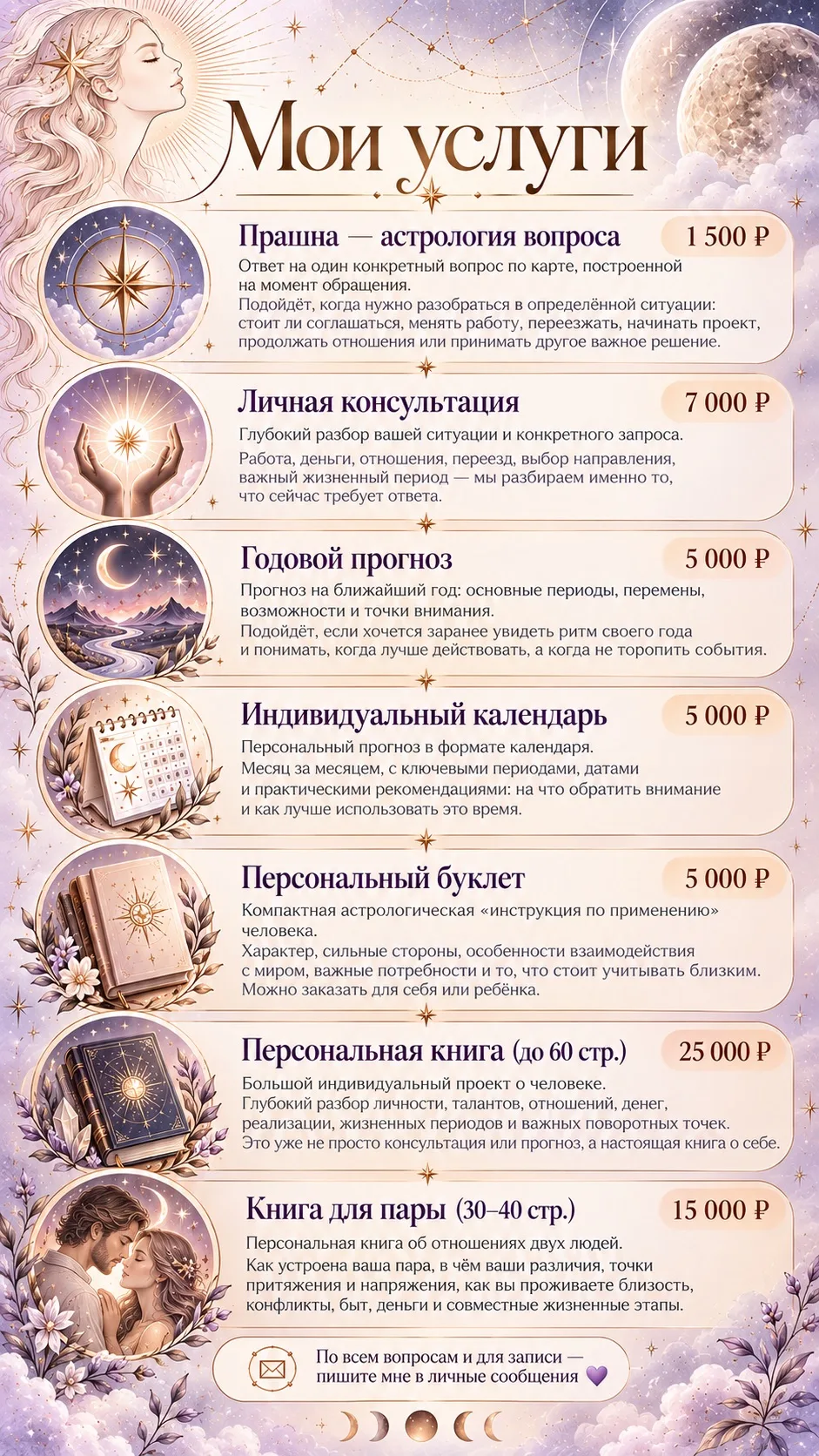 Я наконец-то созрела до вещи, которую долго откладывала - собрала свой первый прайс.