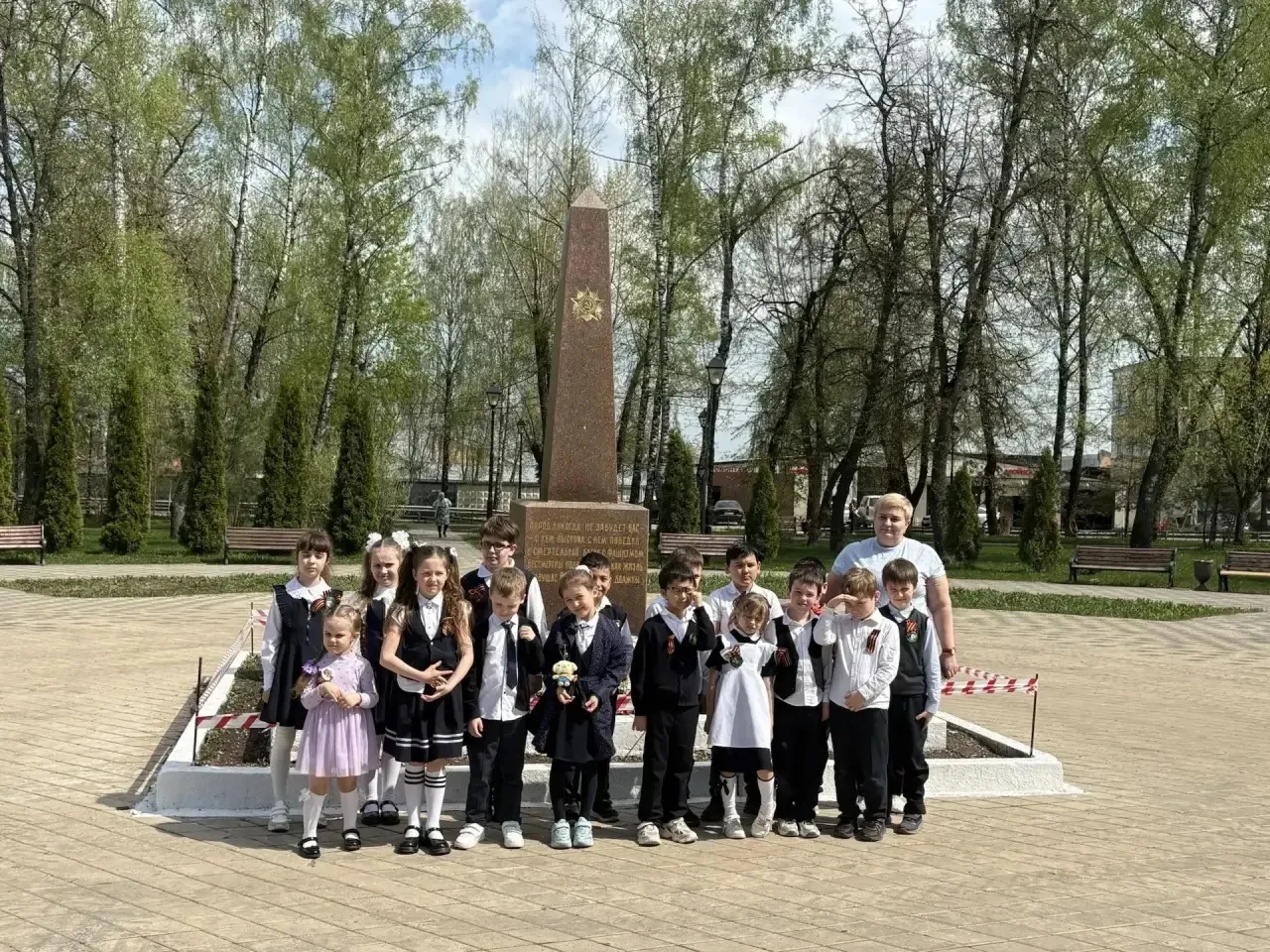 В рамках «Марафона Победы» патриотическая акция «Я помню!» Корпус 1, на улице Чехова д. 8