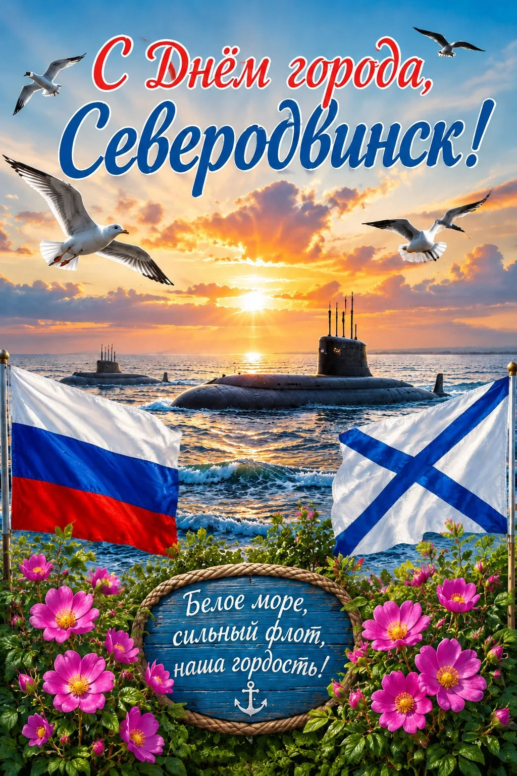 С ДНЁМ ГОРОДА, СЕВЕРОДВИНСК! 🎉🔥

Наш суровый красавец у Белого моря стал ещё на год взрослее, мощн