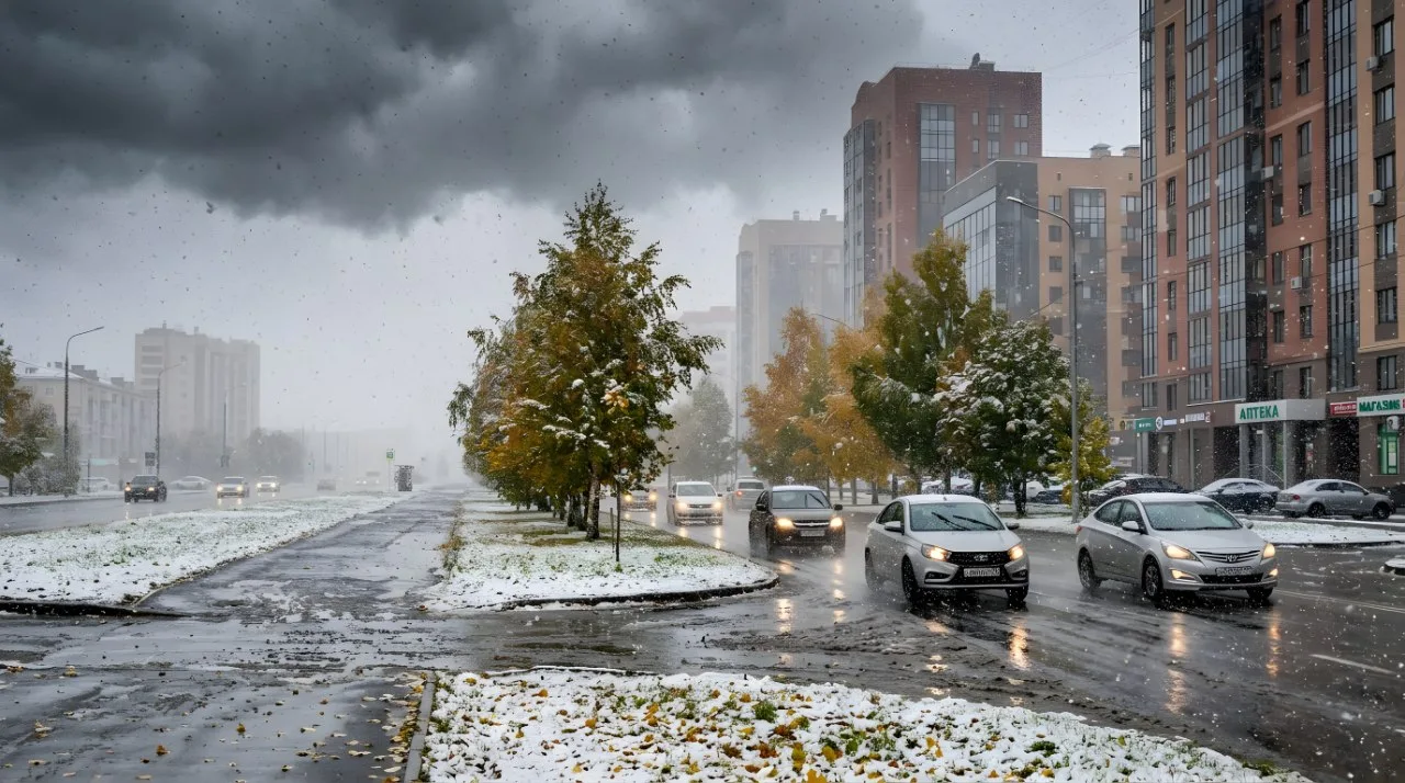 🌨️ Месячная норма осадков выпадет в Тюмени