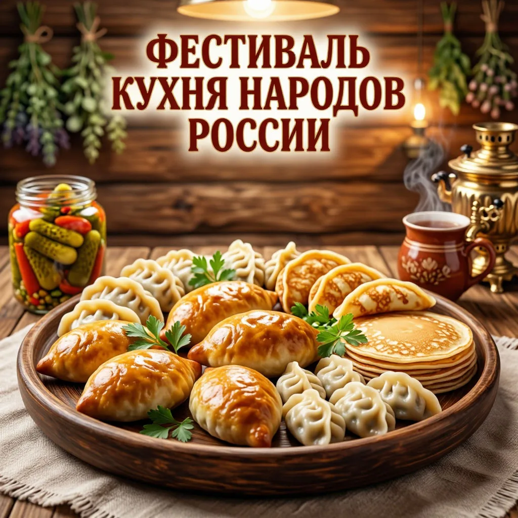 🎉 Фестиваль «Кухня народов России» — 13 августа! 🎉