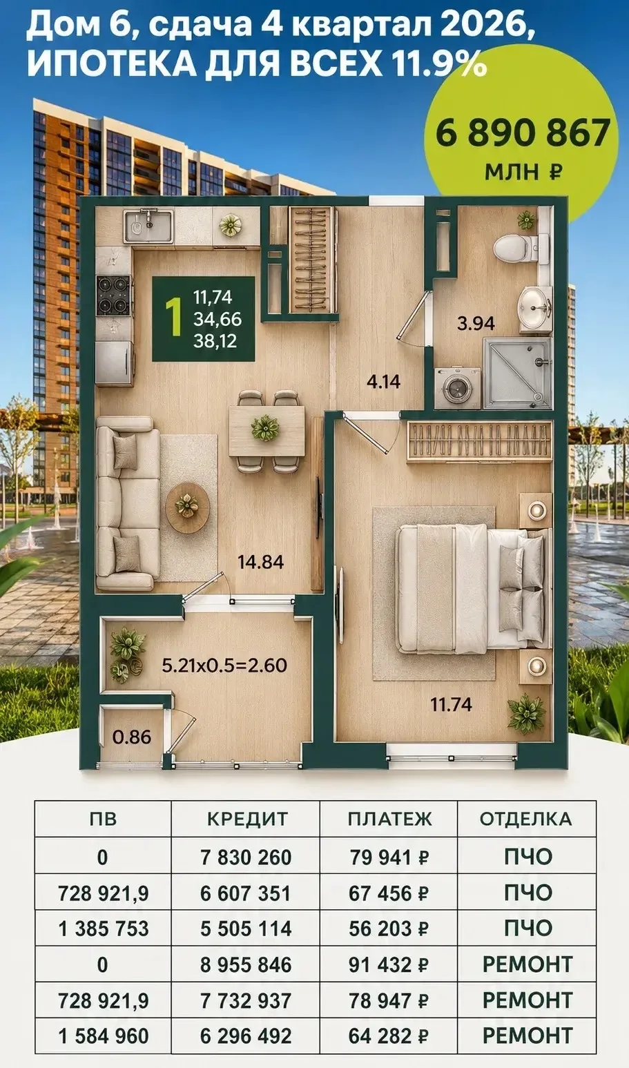 🏡 Квартира дня