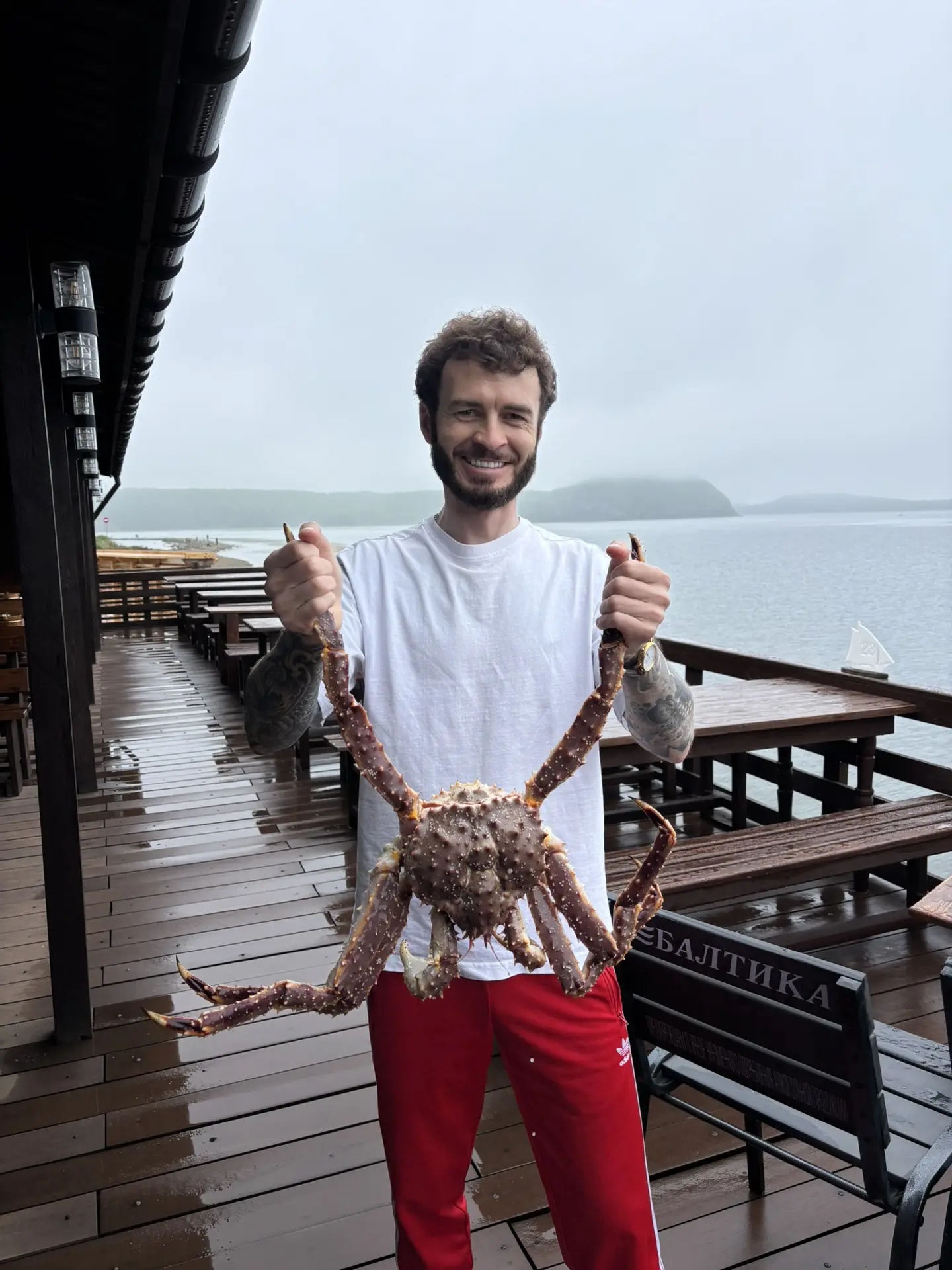 Попробовали сегодня свежего краба.