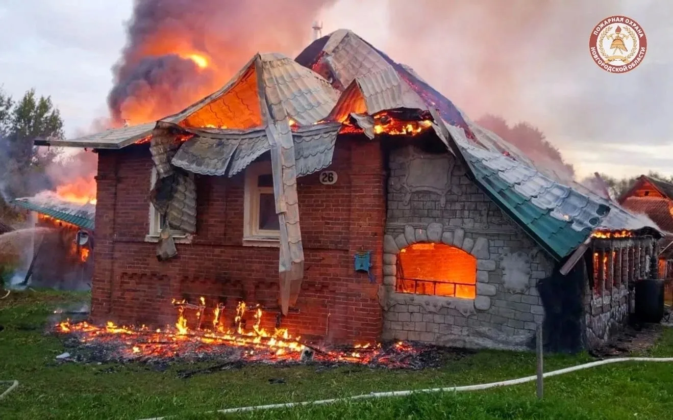 🔥 Срочное сообщение: пожар в деревне Красная Горка 🔥