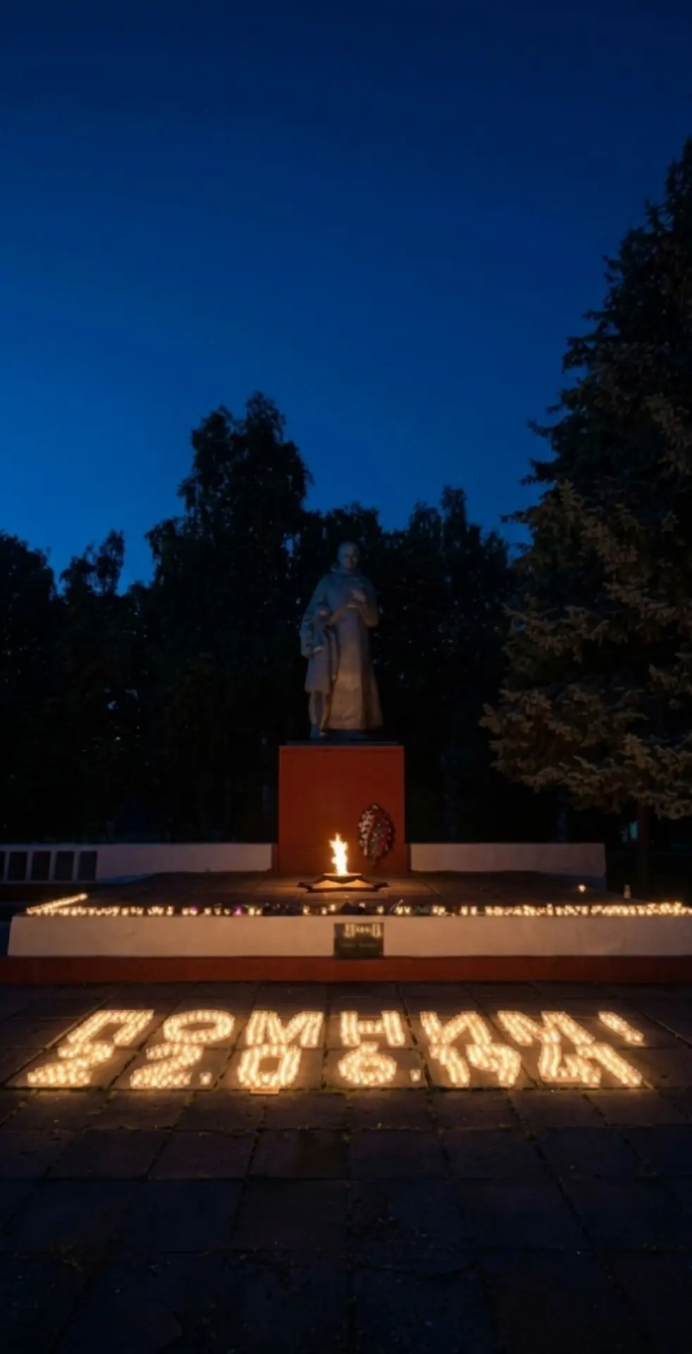 🕯️ Свеча памяти 🕯️ 
Учащиеся нашей школы, педагоги, родители и целые семьи пришли на мемориал «Род