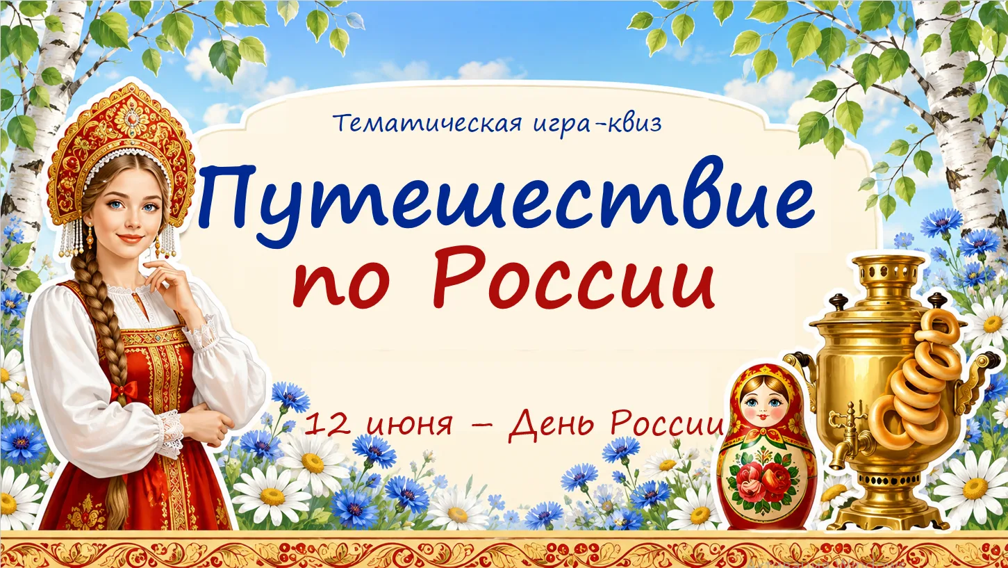 🇷🇺 День России в пришкольном лагере: квиз «Путешествие по России»! 🇷🇺

Сегодня ребята приняли уч