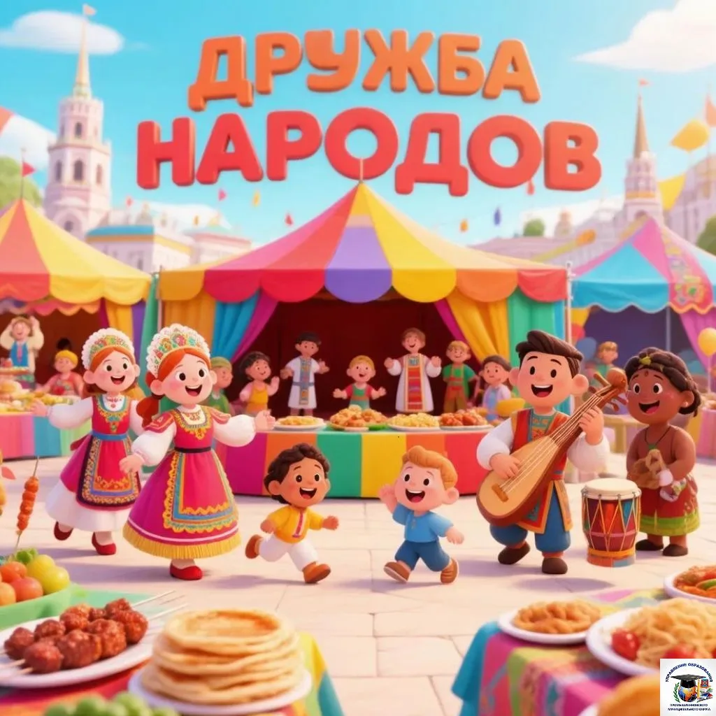 «Дружба народов»: Журавлёвская школа сплела узор из культур России